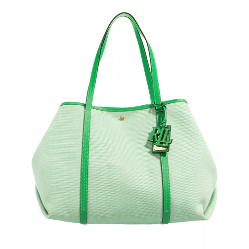 Lauren Ralph Lauren Emerie Tote Extra Large Natural Green Topz Shopping Bag