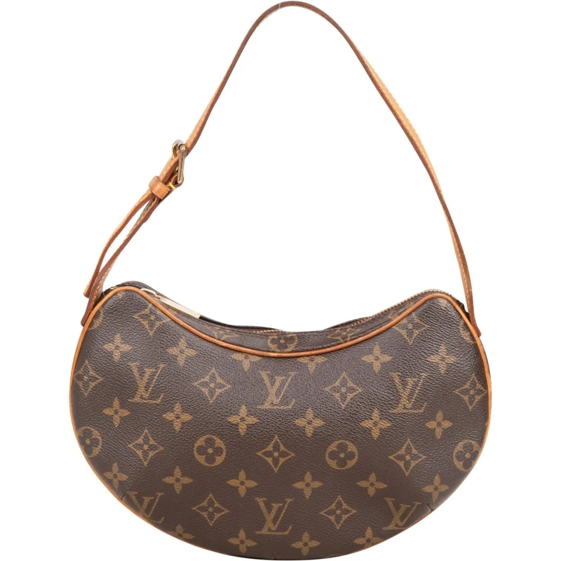 Louis Vuitton Tote Louis Vuitton Canvas Monogram Croissant PM Handbag braun