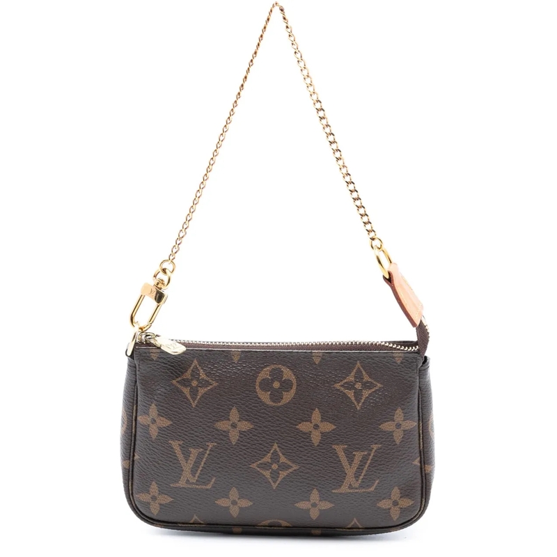 Louis Vuitton Tote Monogram Mini Pochette Accessoires braun