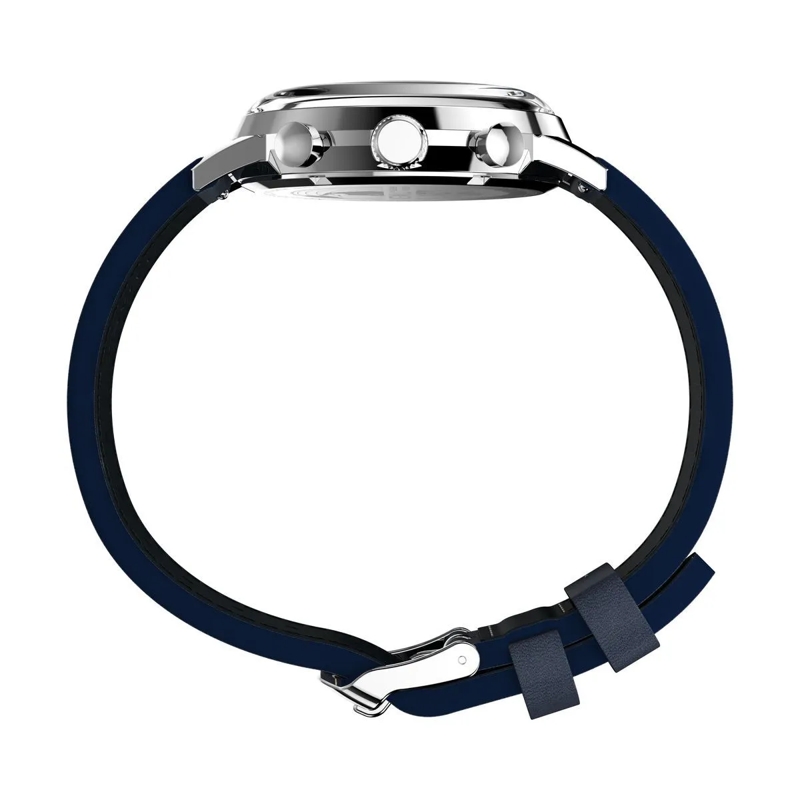 Timex Quarzuhr Quarz-Analoguhr Marlin Chronograph Stripes blau(Image 2)