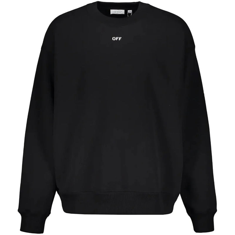 Off-White Legeres Oberteil Off-White Logo sweatshirt schwarz