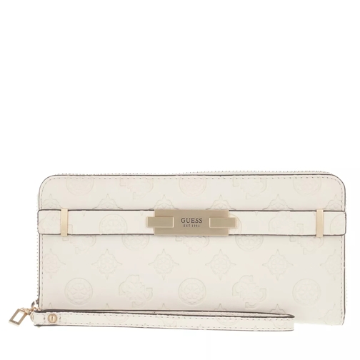 Guess Bea Slg Large Zip Around Stone Continental Wallet