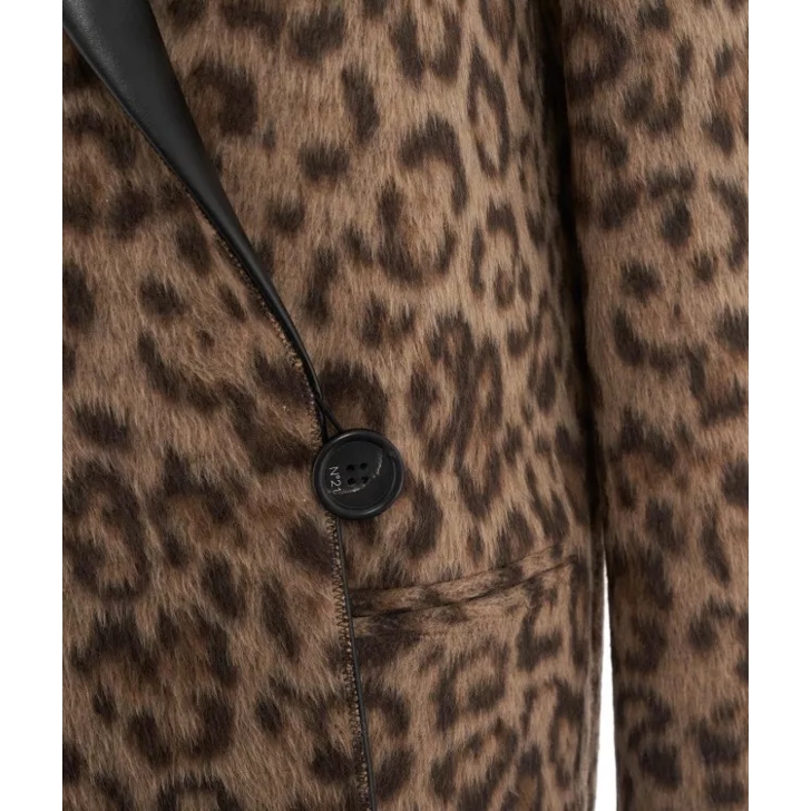 Leopard print online coat