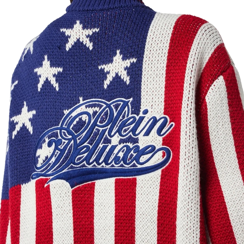 Philipp Plein Strickjacke Cardigan Long bunt(Image 5)