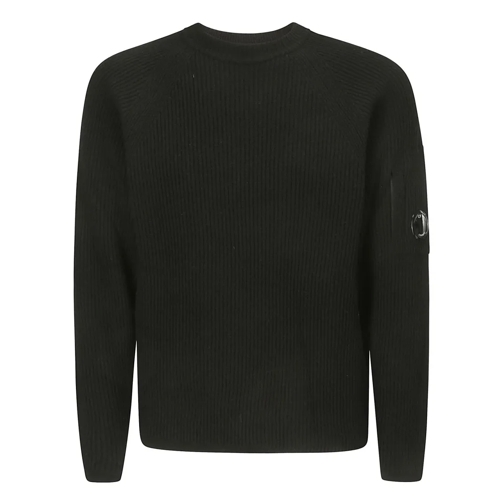 CP Company Trui Ribbed Sweater Black