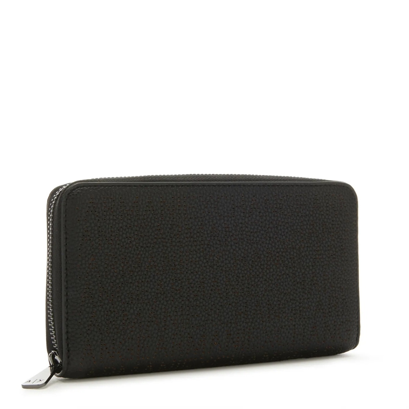 Armani Exchange Portemonnaie mit Zip-Around-Reißverschluss Reißverschluss-Portemonnaie Schwarz (Image 3)
