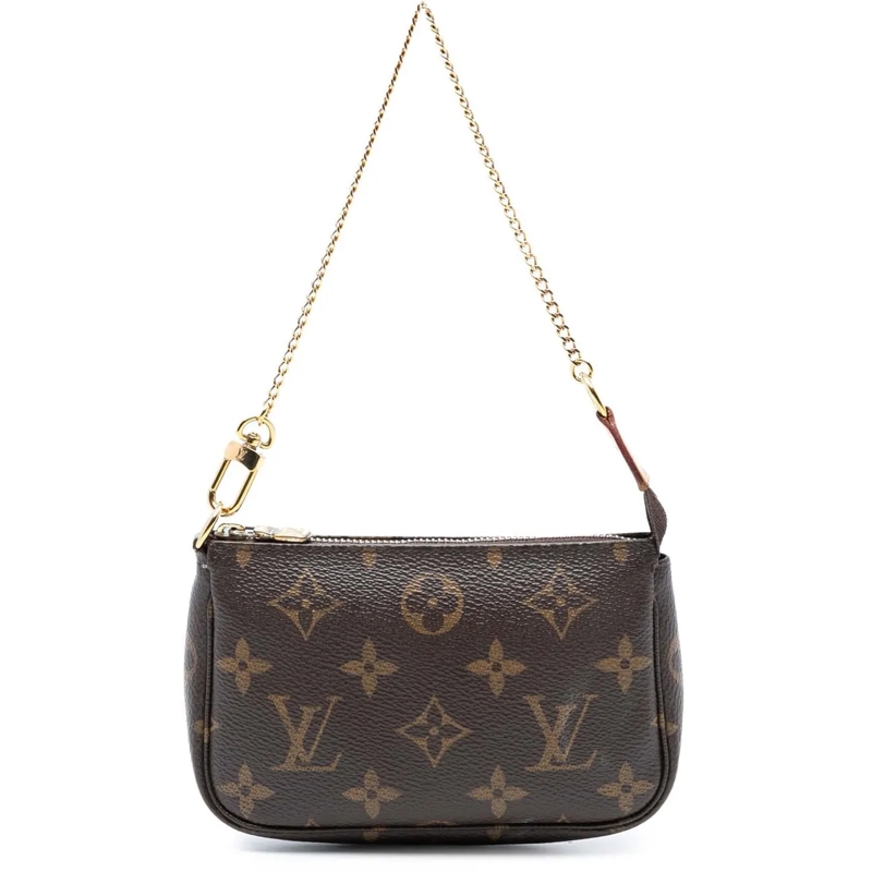 Louis Vuitton Tote Monogram Mini Pochette Accessoires braun