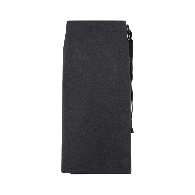 Jil Sander Minirok Tailored High-Waisted Maxi Skirt With Aesthetic Black