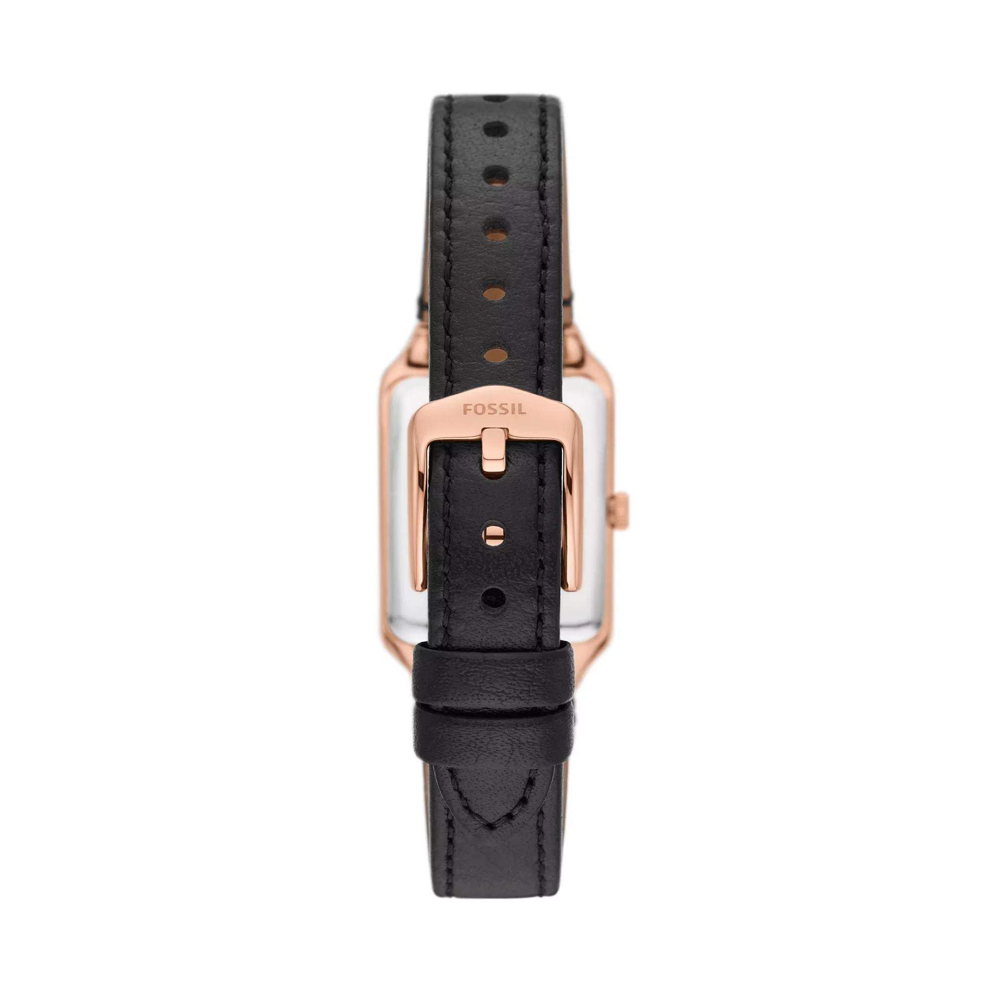 Fossil watch black and rose gold hot sale