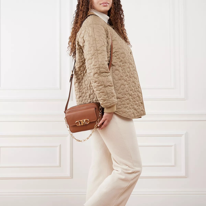 MICHAEL Michael Kors Crossbody Bag Parker Medium Chain Swag Camera Crossbody Luggage(Image 2)