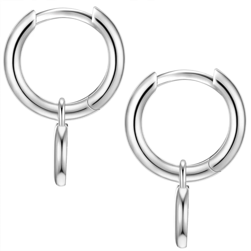 Glanzstücke München Ohrhänger Sterling Silber Creolen Herz silber(Image 3)