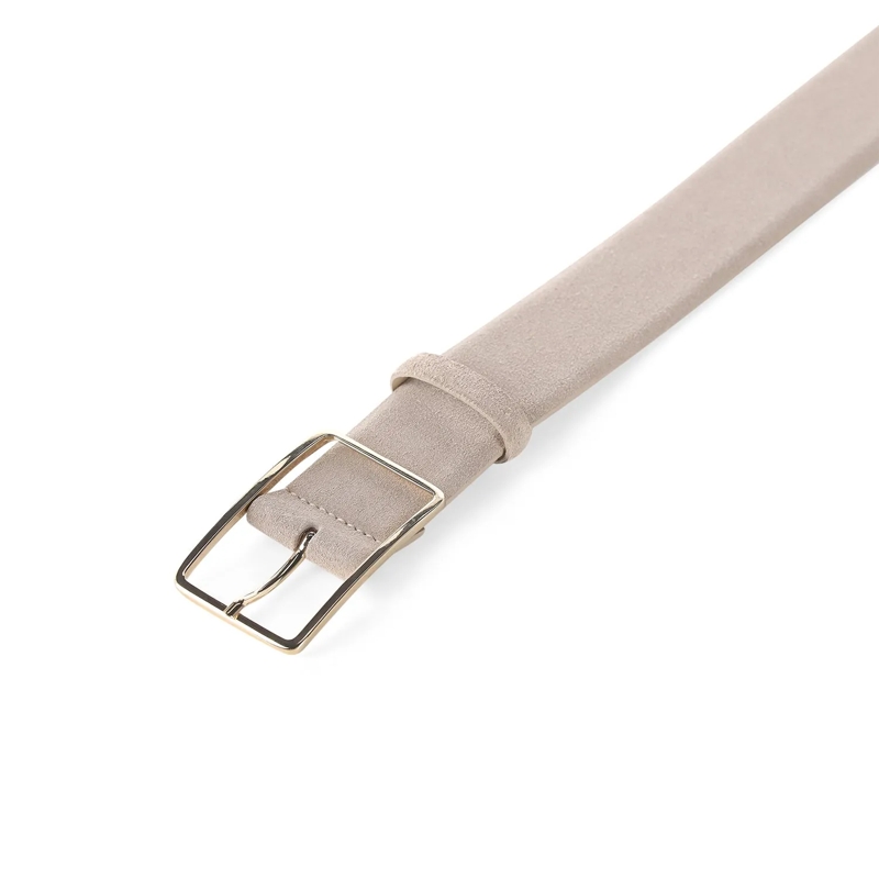 Abro Gürtel Gürtel aus Veloursleder beige(Image 2)