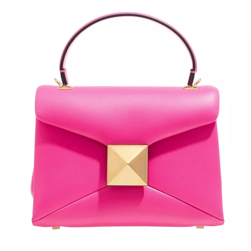 Valentino Garavani Mini One Stud Handbag In Nappa Pink Axelremsväska