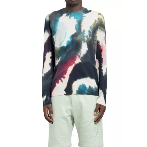 Alexander McQueen Watercolor Sweater Multicolor 