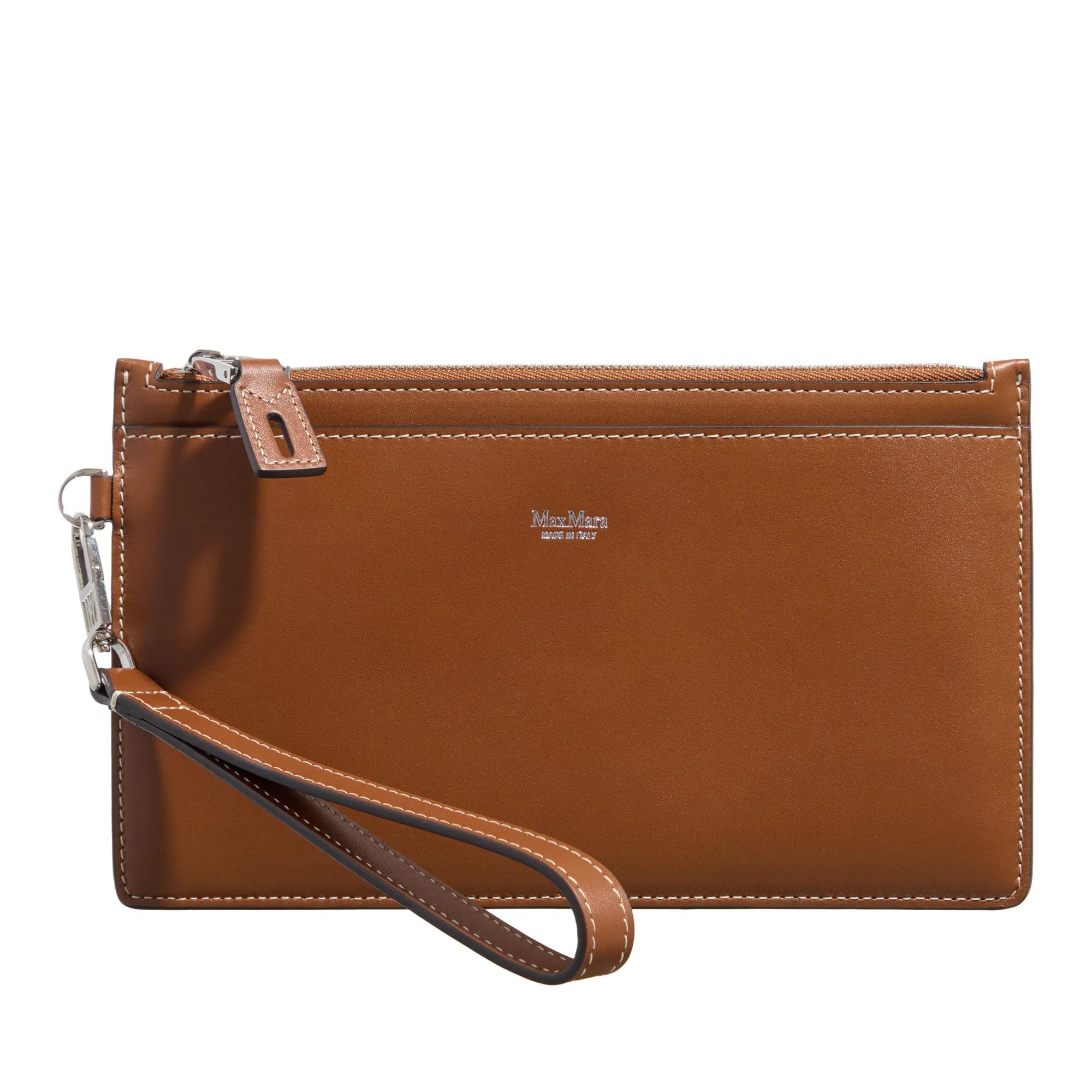 Max Mara Portemonnaie - Classic Pouch - Gr. unisize - in Braun - für Damen