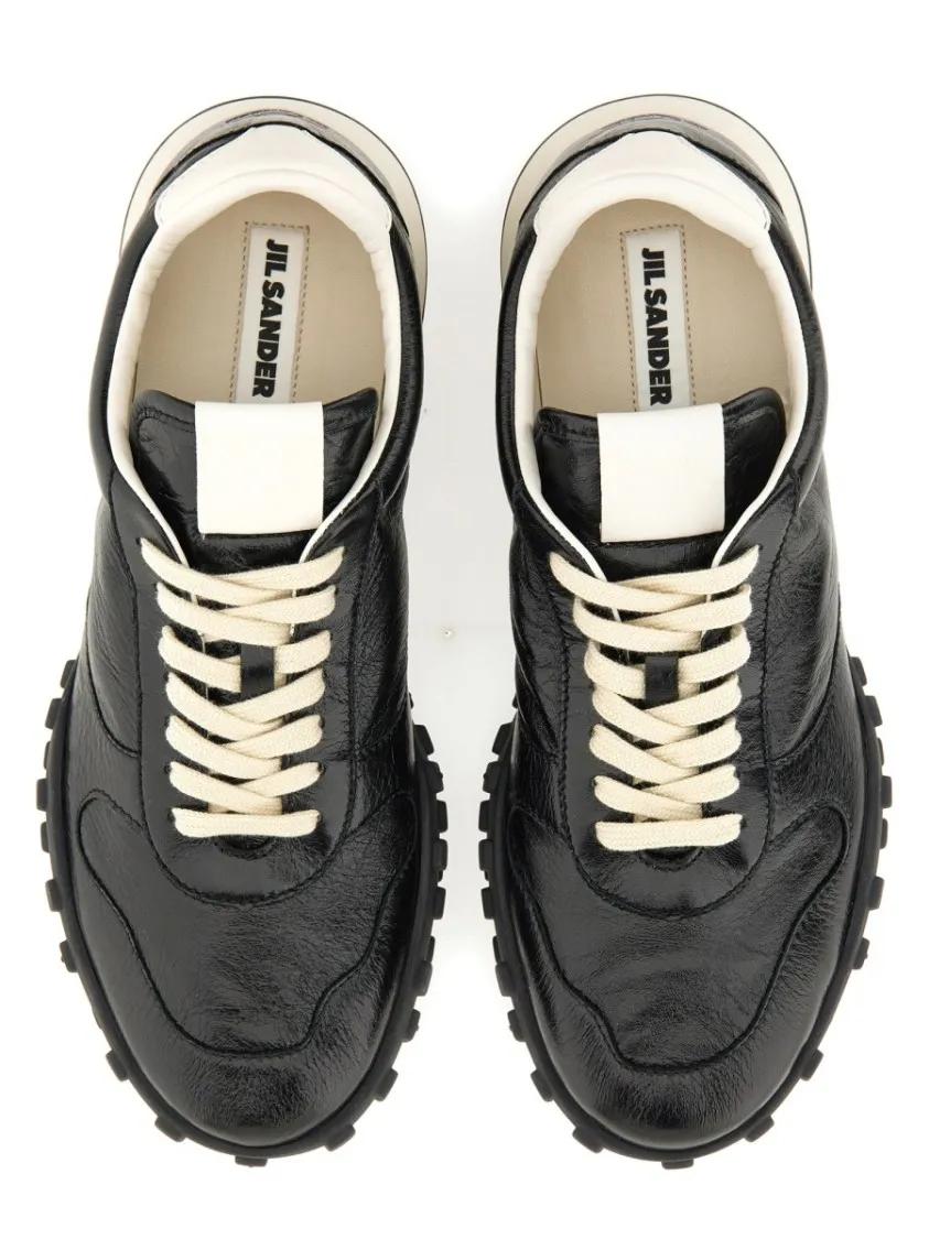 Thumbnail - Jil Sander Low-Top Sneaker - Low Leather Sneaker - Gr. 40 (EU) - in Schwarz - für Damen