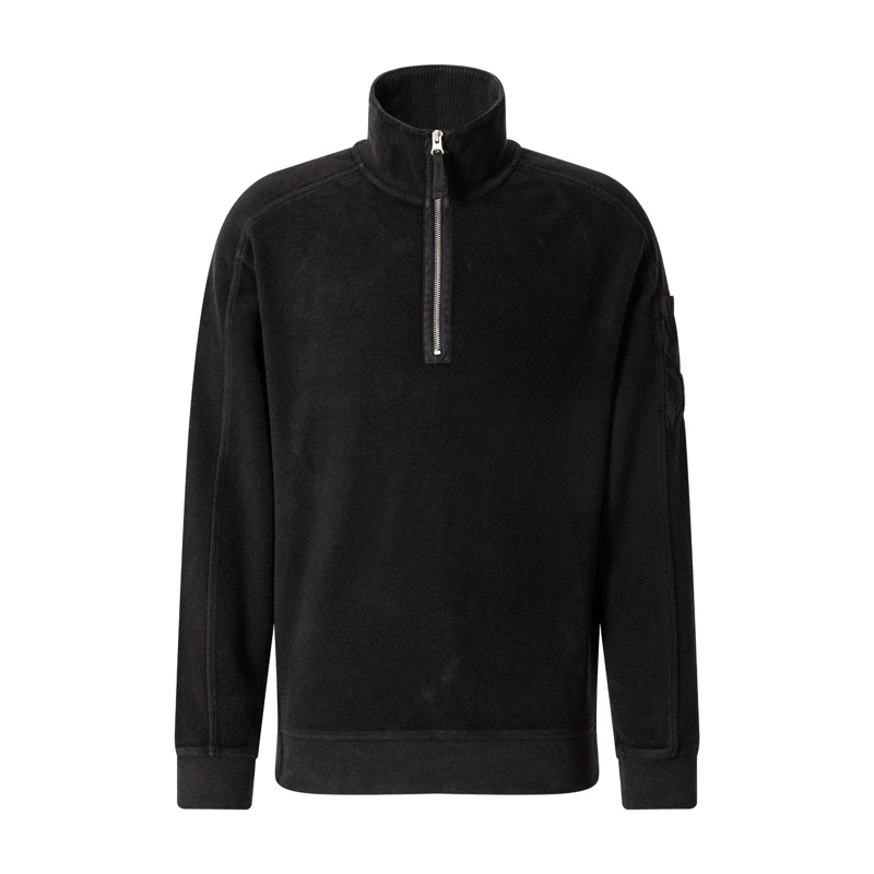 CP Company Pull Sweatshirt aus Baumwolle schwarz