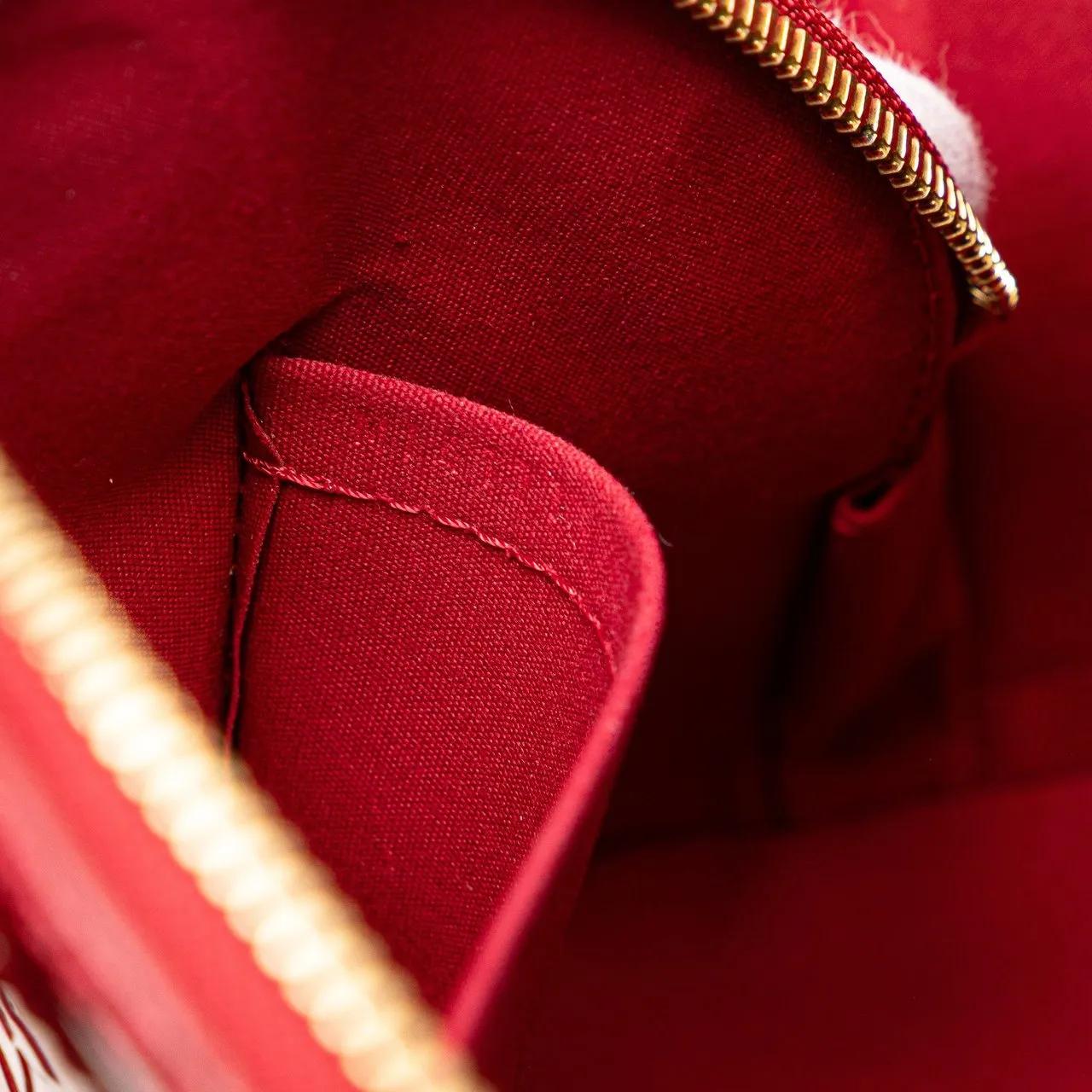 Thumbnail - Louis Vuitton Hobo Bags - Monogram Vernis Rayures Alma BB - Gr. unisize - in Rot - für Damen