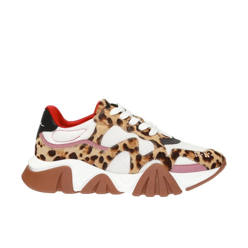 Versace Lage-top sneaker Squalo Leopard Sneakers Brown