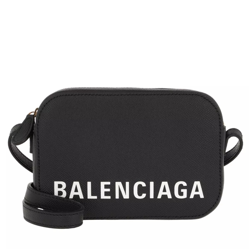 Balenciaga Ville Crossbody Bag Black/White Crossbody Bag