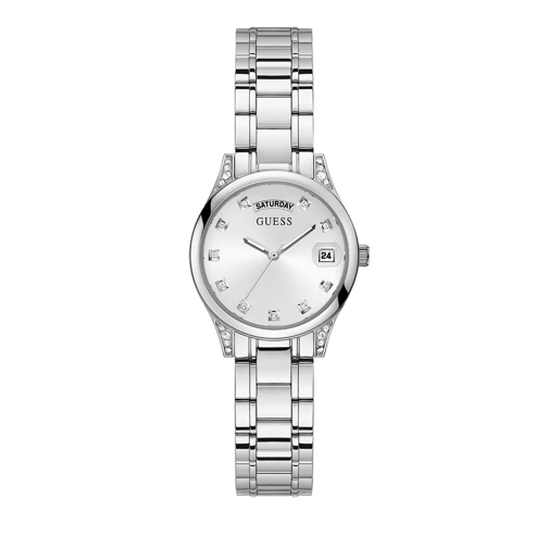Guess Ladies Watch Dress Stainless Steel Silver Tone Dresswatch