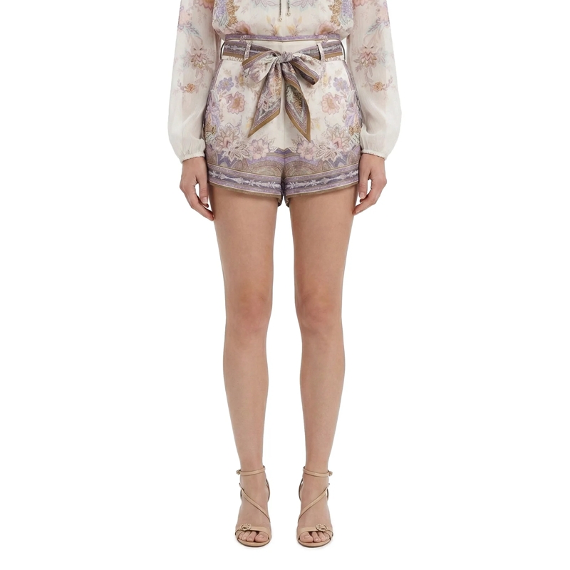 Zimmermann Casual broeken Short Luna mit floralem Muster mehrfarbig(Image 2)