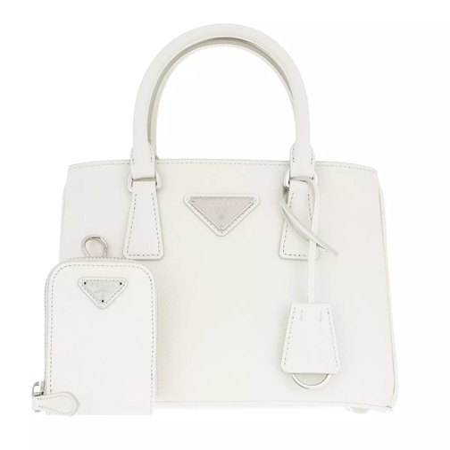 Prada Mini Galleria Tote Bag Leather White Tote