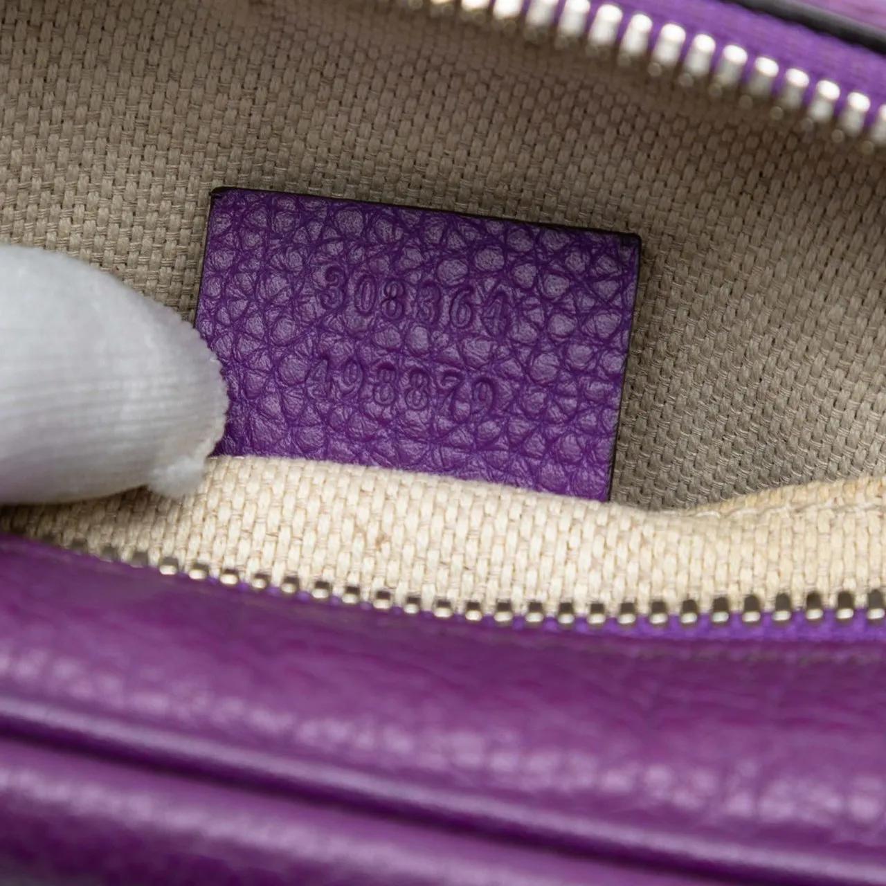 Thumbnail - Gucci Hobo Bags - Metallic Leather Soho Disco Crossbody - Gr. unisize - in Orange - für Damen