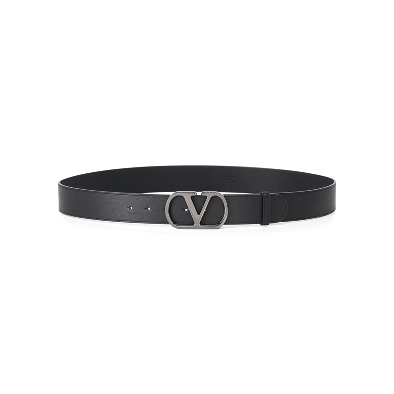 Valentino Garavani Ceinture Gürtel mit Logo-Schnalle schwarz