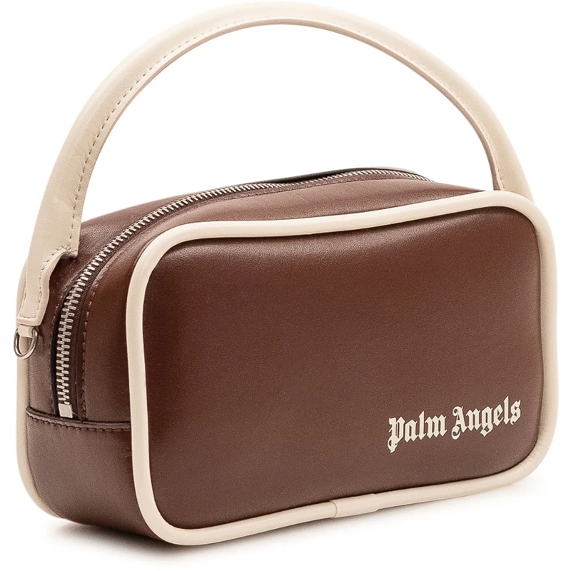 Palm Angels Schultertasche Borsa a Spalla con Logo braun(Image 3)