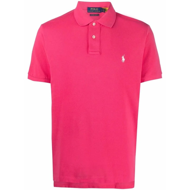 Polo Ralph Lauren Polohemd Classic Pique Polo Shirt With Ribbed Collar Pink