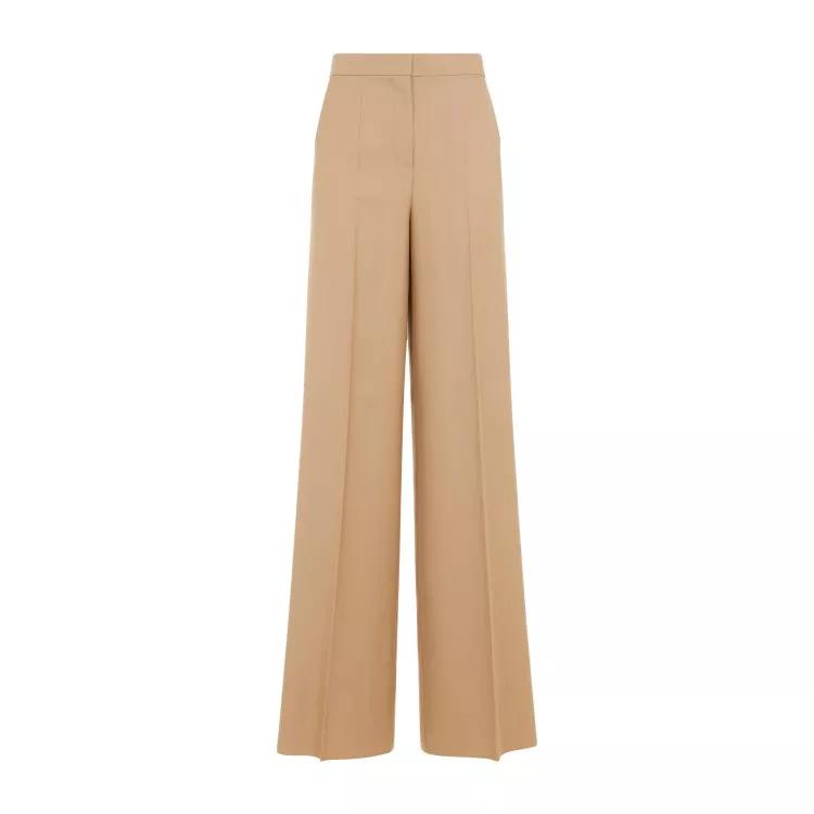 Max Mara - Honey Brown Virgin Wool Senna Pants - Größe 44 - brown