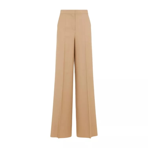 Max Mara Honey Brown Virgin Wool Senna Pants Brown 