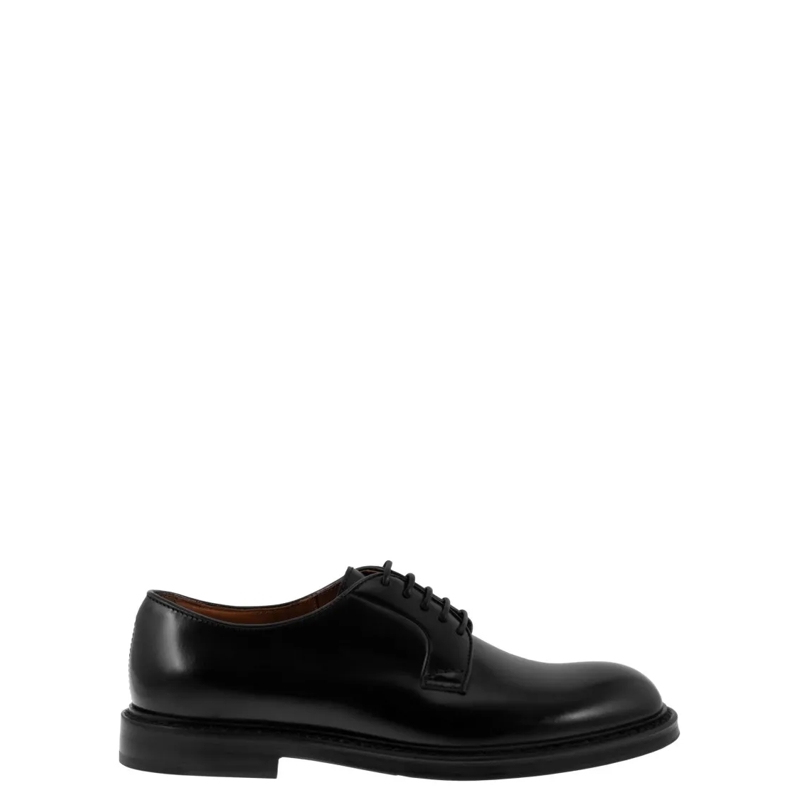 Doucal's Schnürschuhe Horse - Derby Lace-Up Black