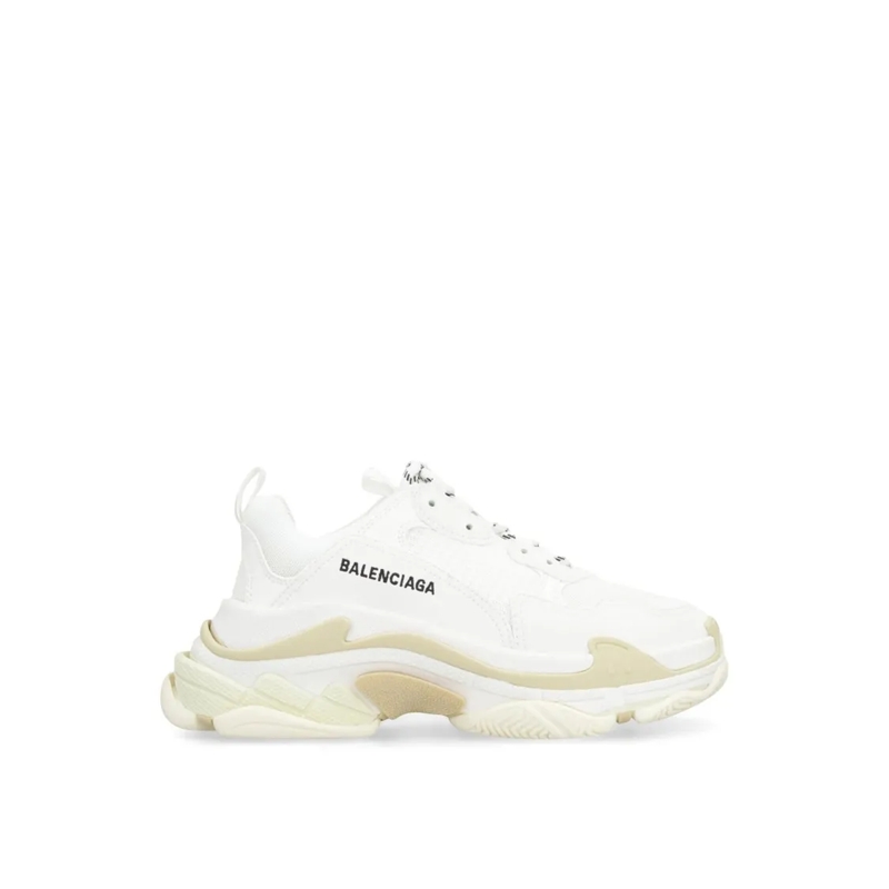Balenciaga Lage-top sneaker Triple S Low-Top Sneakers With Chunky Maxi Sole White