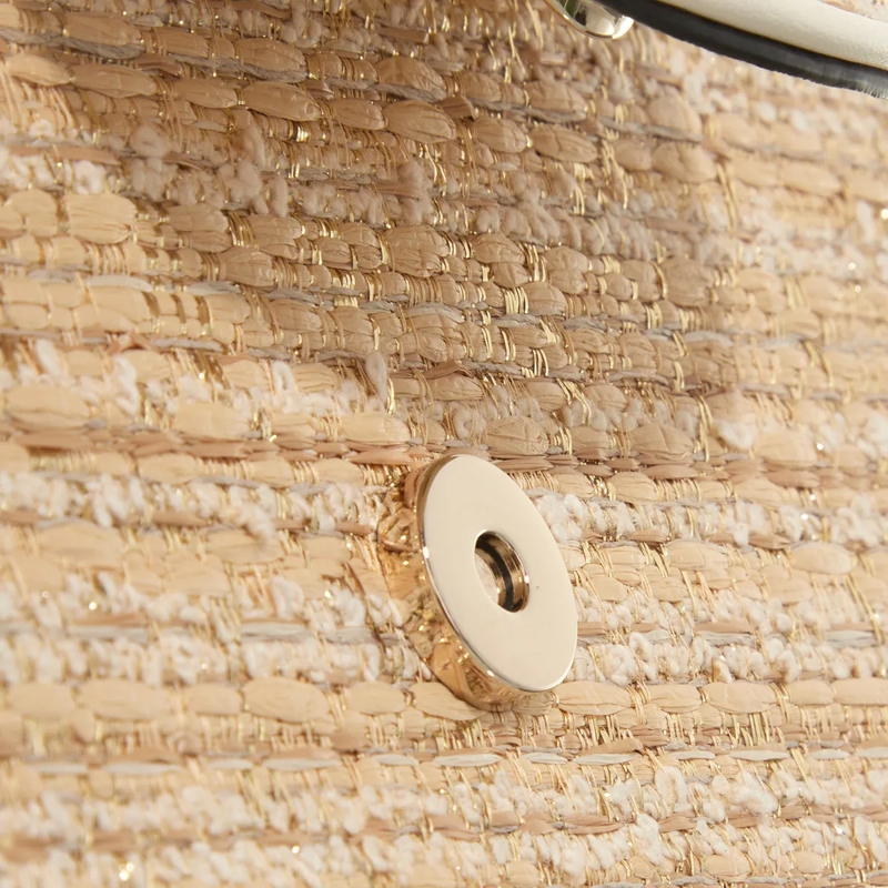 Valentino Garavani Schultertasche Small Shoulder Bag Bianco-Oro/Ivory(Image 6)