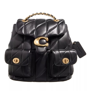 Coach Quilted Leather Tabby Backpack b4 black Rucksack