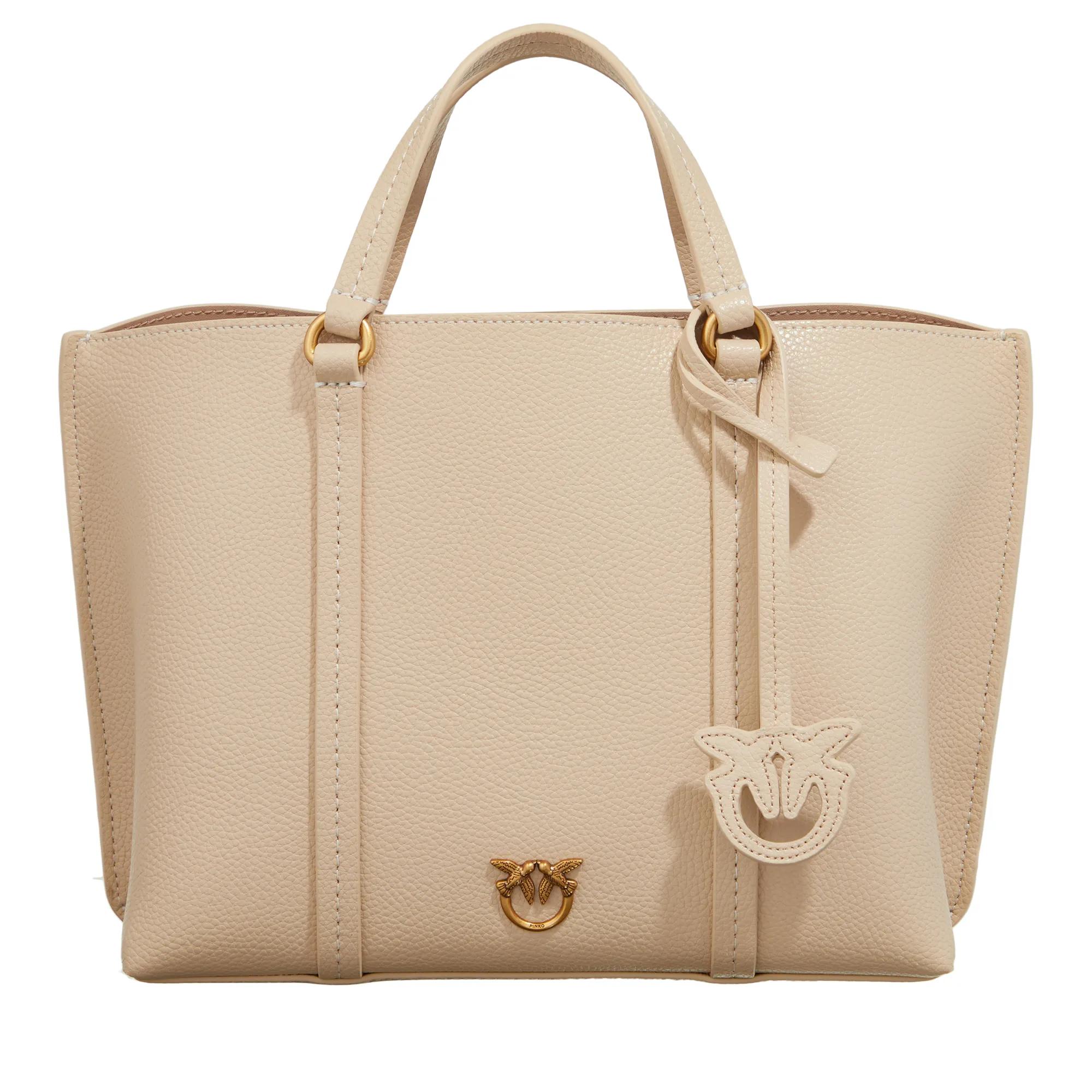 Pinko Shopper - Carrie Shopper Classic - Gr. unisize - in Beige - für Damen