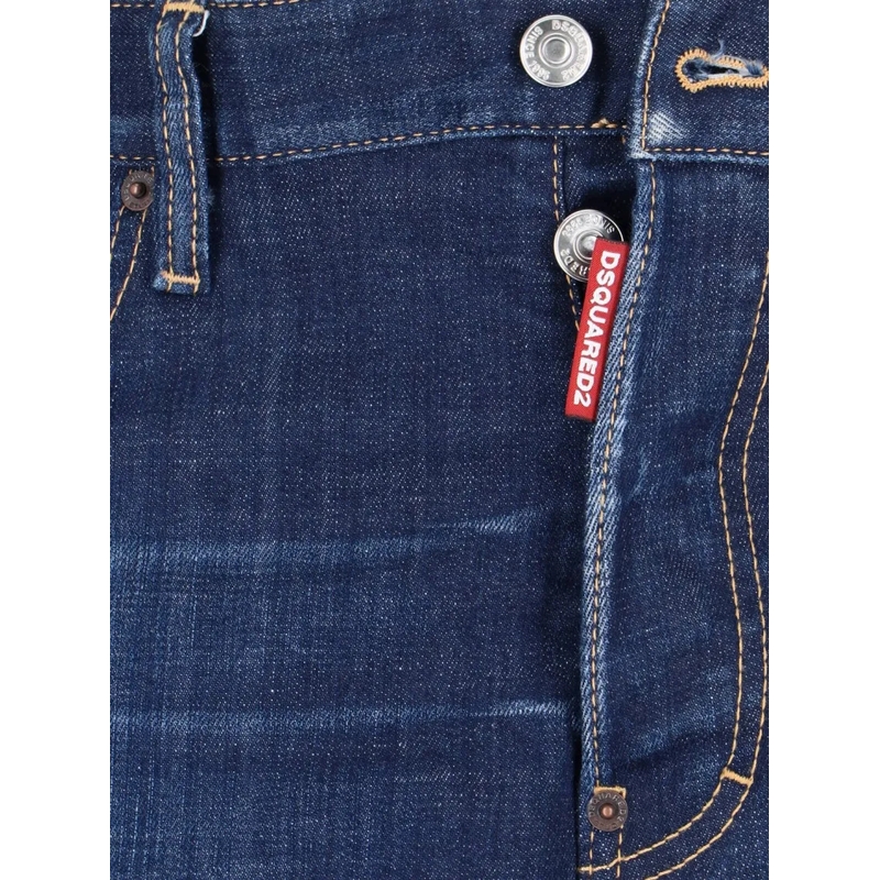 Dsquared2 Straight-Leg-Jeans Straight Jeans – Blue Blau(Image 6)