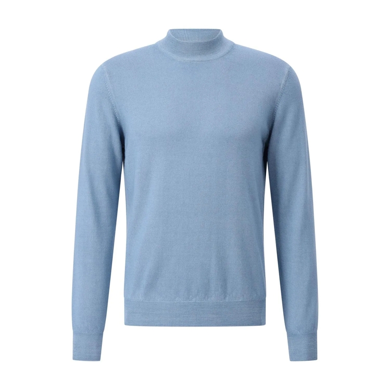 Gran Sasso Pullover Strickpullover aus Wolle Hellblau