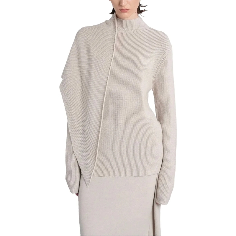 ENTIRE STUDIOS T-Shirt Wrap Sweater Soy mehrfarbig