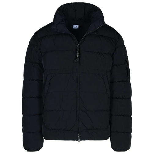 CP Company Blue Polyamide Down Jacket Blue Donzen jassen