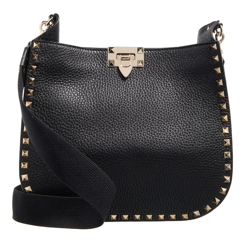 Valentino Garavani Schultertasche Rockstud Shoulder Bag Black