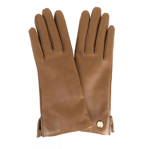 Coccinelle Gloves Leather  Brown Handschuh
