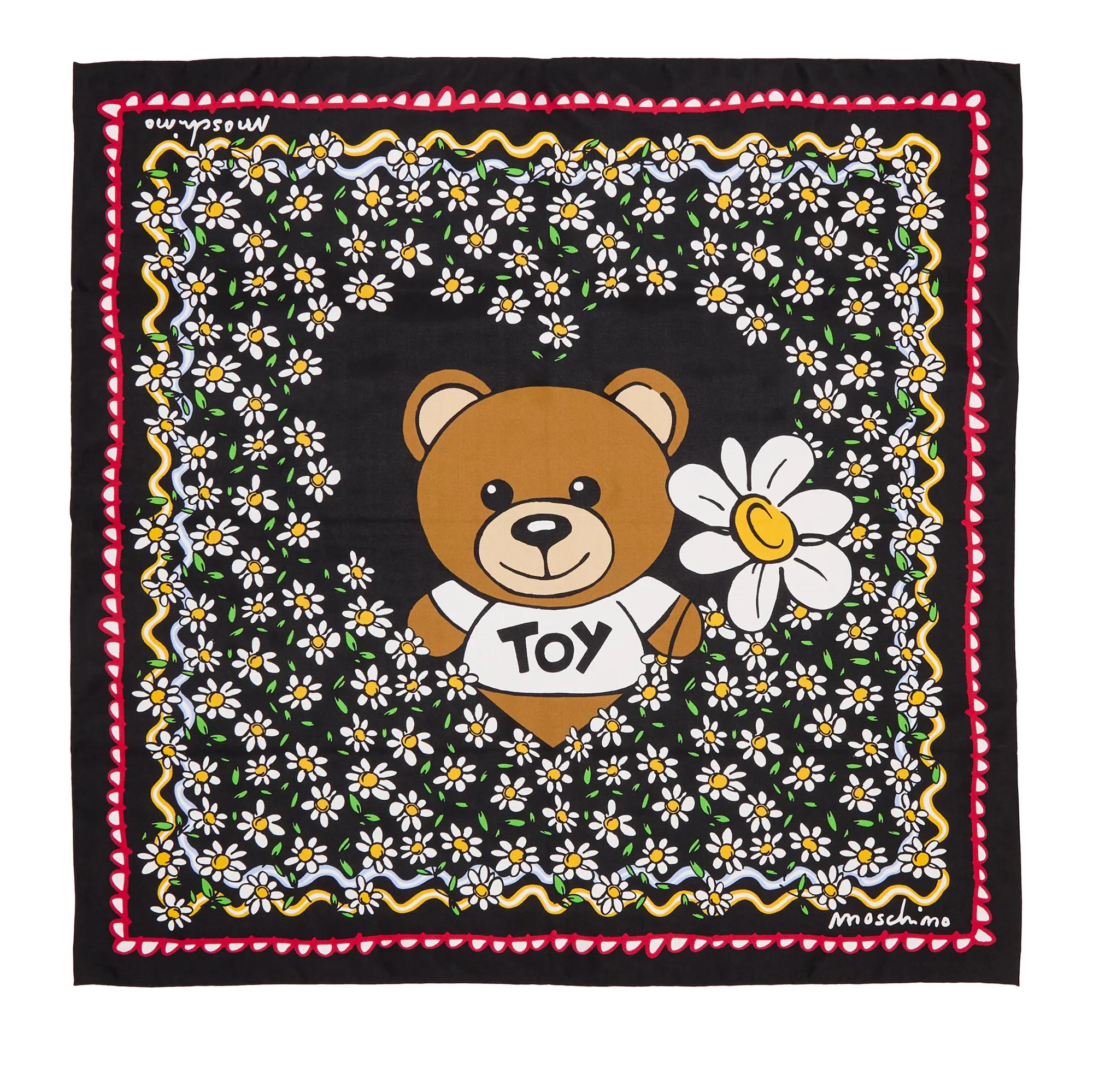 小物 vintage MOSCHINO scurf Moschino 100% Silk Twill H. Prt. Square Moschino