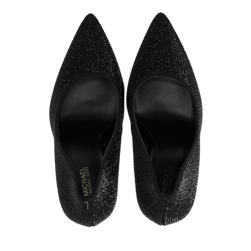 MICHAEL Michael Kors Pumps MICHAEL KORS KEKE STRASS SCHWARZE PUMPS schwarz(Image 5)