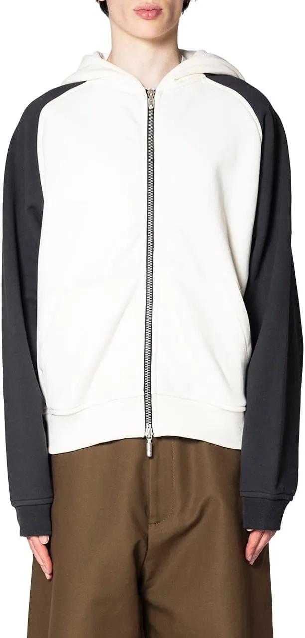 Thumbnail - Rhude - RHUDE BOYS RAGLAN HOODIE OFFWHITE/BLACK - Größe M - bunt