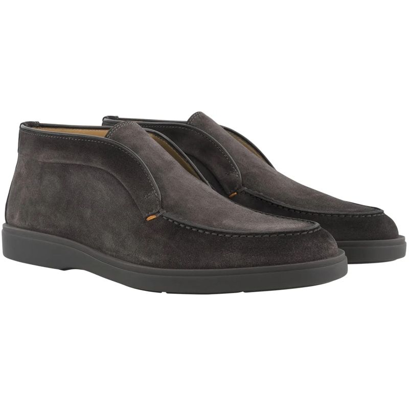 Santoni Mocassin Open Walk grau