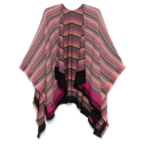 Missoni Umhang Wool Cape Multicolor