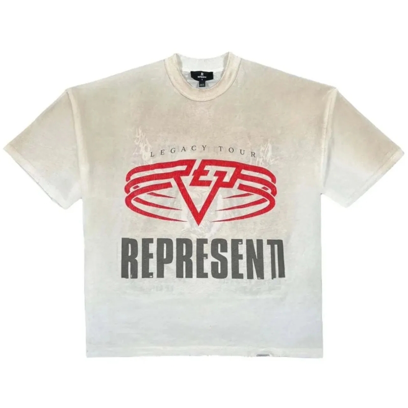 Represent T-shirt T-Shirts And Polos Washed Ecru beige